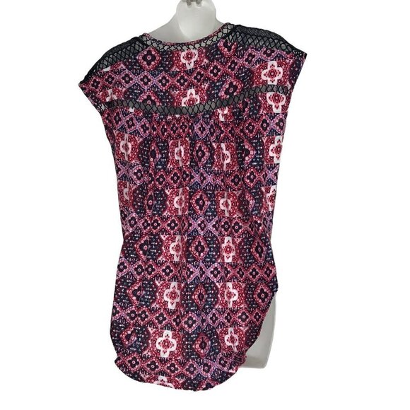 Lucky Brand Boho Colourful  Sleeveless Shirt Size S - Picture 5 of 6